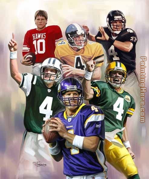 Leroy Neiman Brett Favre